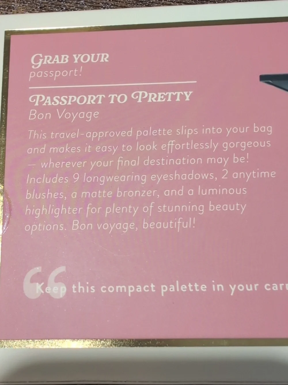Laura Geller Passport to Pretty Compact Palette  in Bon Voyage